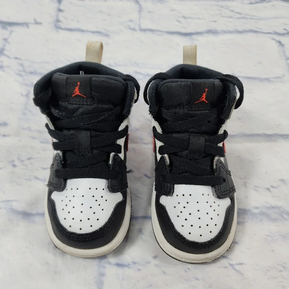 Nike Air Jordan Mid TODDLER SIZE 5C Red Black White 640735-075 2020